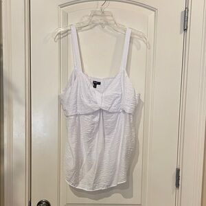 Simply Vera Vera Wang Textured White Camisole